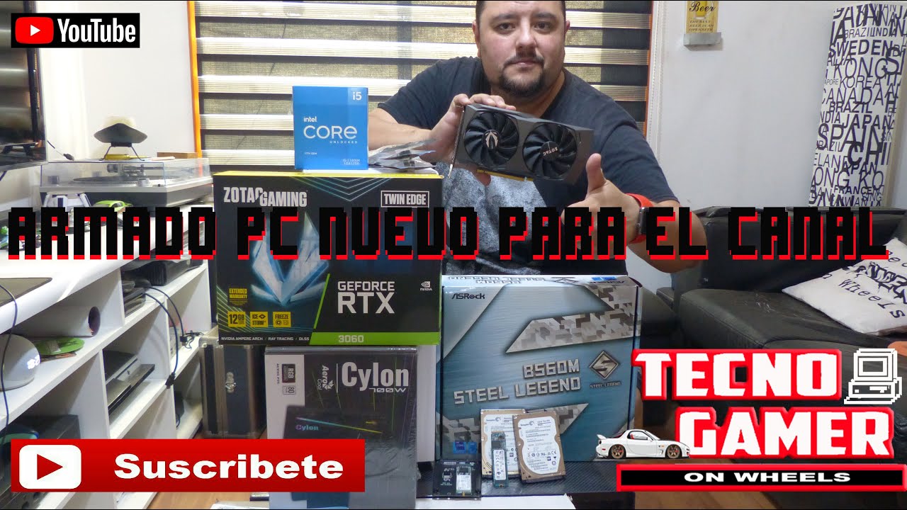 Armado de pc nuevo para el canal - YouTube