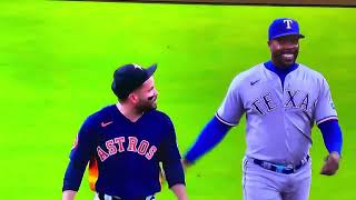 Chapman challenges Altuve while Maldonado is ejected