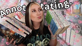 ALL THINGS ANNOTATING ♡ top 10 annotated books, materials i use, annotation station,& how i annotate