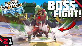 This Warehouse Lead To An INSANE BOSS FIGHT !! Scrap Mechanic Drilling Thunder [E7] screenshot 2