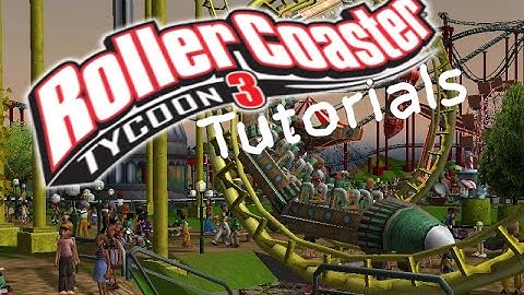 Rollercoaster Tycoon 3 - How to build a basic park entrance (No Custom Scenery)