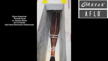 Flow rate measurement at waste water outlet line of a leather factory