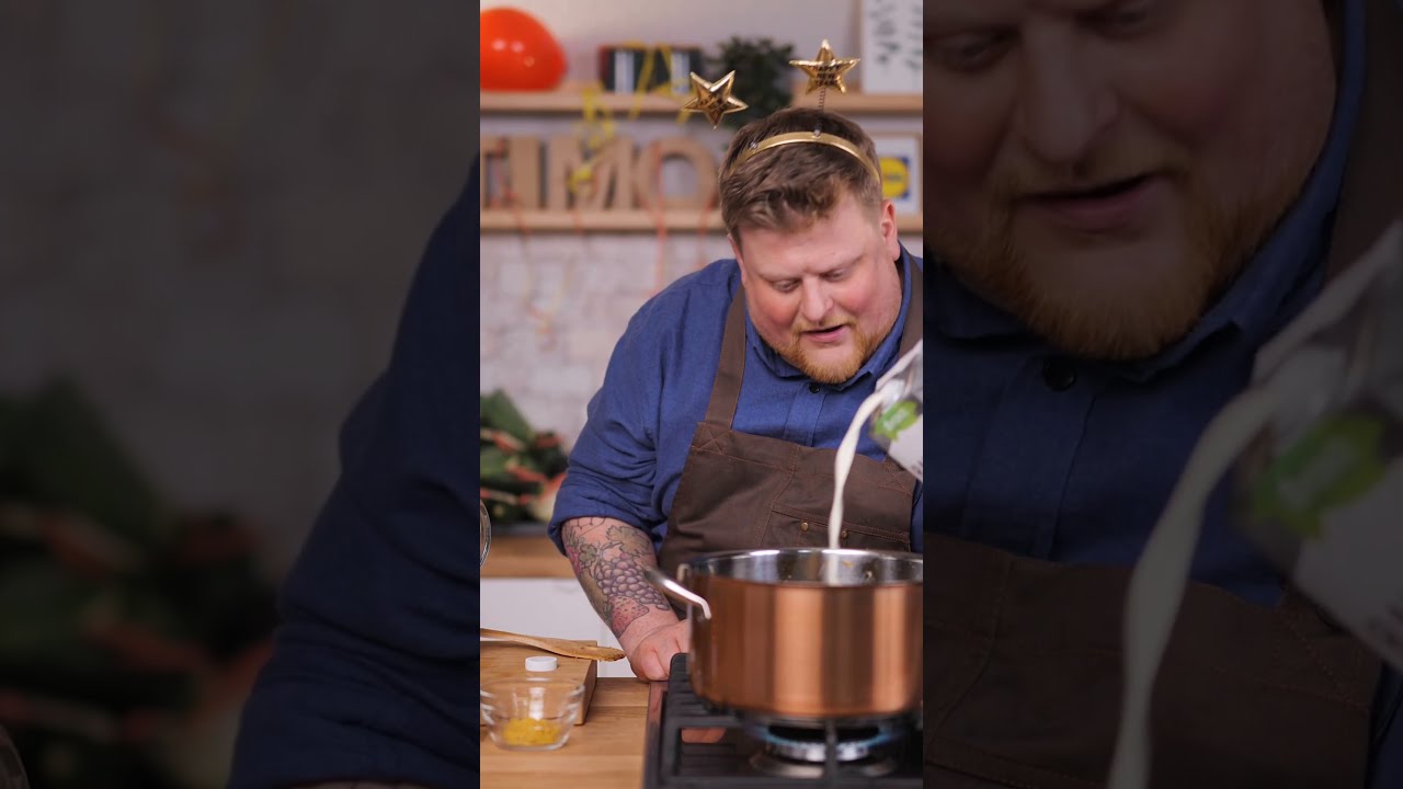 Vegan kochen mit Timo: Vegane Lauch-Creme-Suppe - YouTube