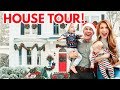 New House Tour furnished and decorated for Christmas!