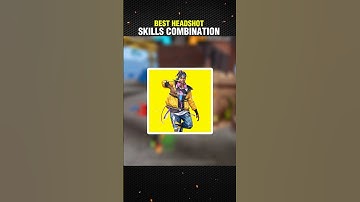 Best Headshot Character Skills Combination in free fire #shorts