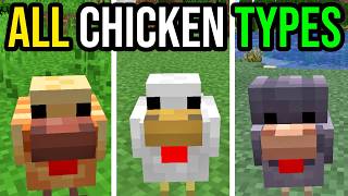 How To Find EVERY Chicken Variant In Minecraft!