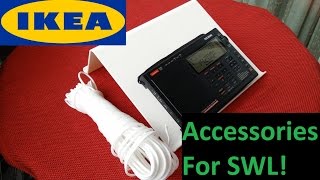 Cheap IKEA accessories for Shortwave Listening