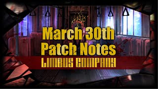 Limbus Company March 30th Patch Notes