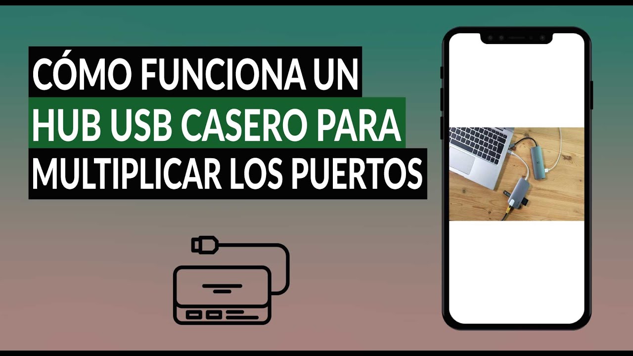 Cómo Funciona un Hub USB Casero para Multiplicar los Puertos en Cuatro YouTube