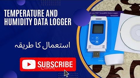 Tzone Tempu 03 usage instructions Urdu | Temperature and Humidity Data logger  |اردو زبان میں