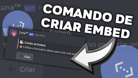 Comando de CRIAR EMBED BDFD (DBD)