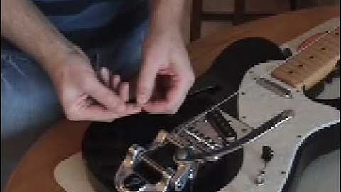 How to Re-String a Bigsby Vibrato