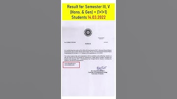 Howcan I check ordownload my2021 CU result?Odd Semester and1+1+1 (B.Sc,B.A,B.Com)Result21-22#shorts