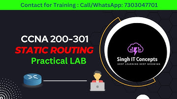 Free CCNA Practical Lab | Static Routing LAB
