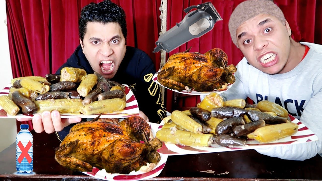 اقوي تحدي محشي و فراخ مشوية حلقت شعر اخويا زيرو صدمة تحديات عماد ومحمود the wicked