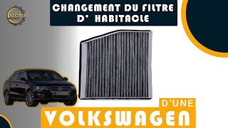 Changement du filtre dhabitacle dune Volkswagen