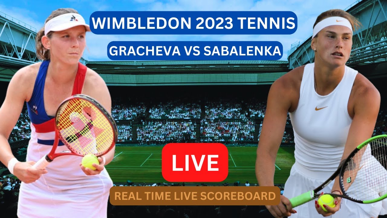 Aryna Sabalenka vs Varvara Gracheva LIVE Score UPDATE Today Game Wimbledon Women's Tennis Jul 7