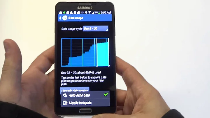 Samsung Galaxy Note 3 Turn Off Auto Syncing - Fliptroniks.com