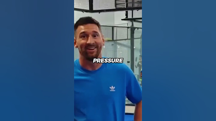 WHAT HAPPENS WHEN LIONEL MESSI PLAYS TENNIS? 🤔🎾