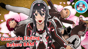 Genocide Ending Before 8AM In 1980s Mode - Yandere Simulator