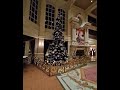 overnight transformation at Disneyland Hotel #christmas #christmasatdisney #shorts