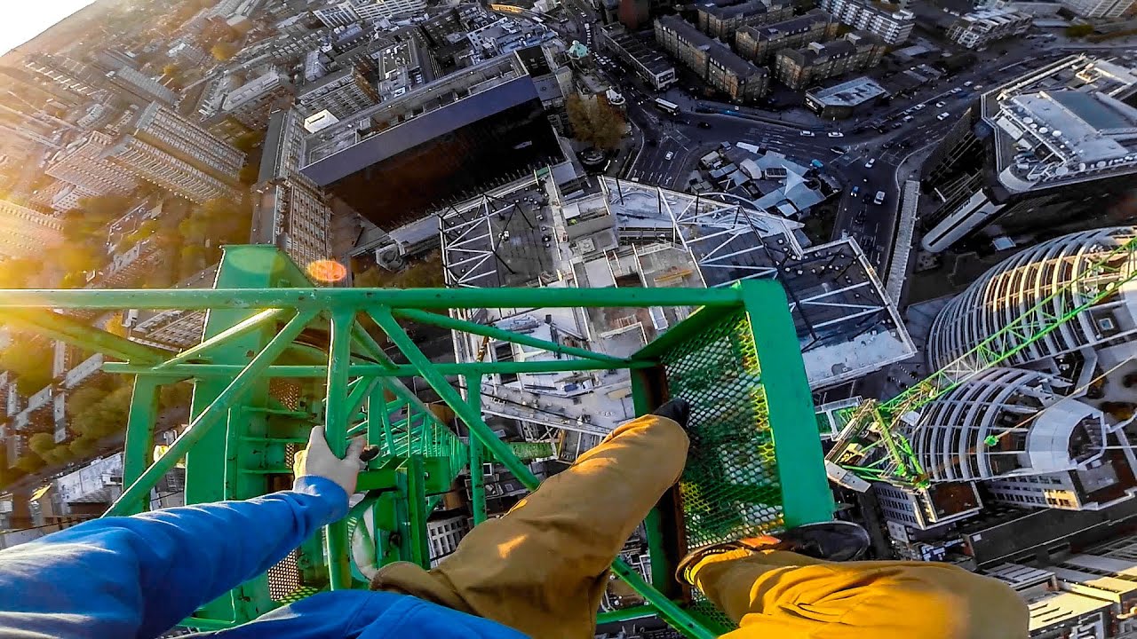 SHOREDITCH CRANE CLIMB (100m) YouTube