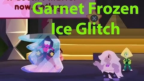 Garnet Frozen in Ice Glitch - Save the Light