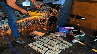We Legally Broke Into an Abandoned ATM Machine and FOUND THOUSANDS OF DOLLARS Inside...
