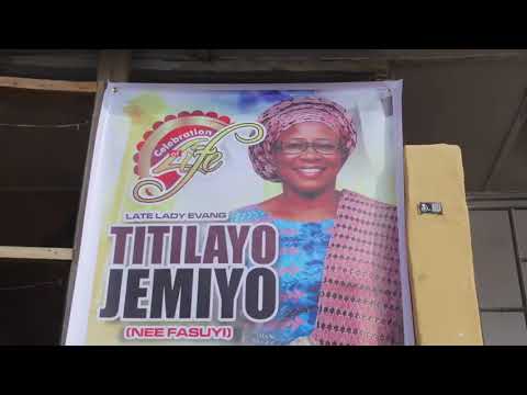 Ceremony of Late Lady Evang. Titilayo Jemiyo (Nee Fasuyi)