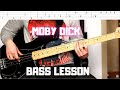 Led Zeppelin - Moby Dick (Bass Tutorial with Tabs)