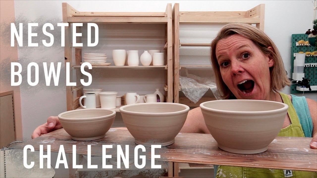 Но будут ли они складываться? | Изготовление вложенных друг в друга чаш на гончарном круге
