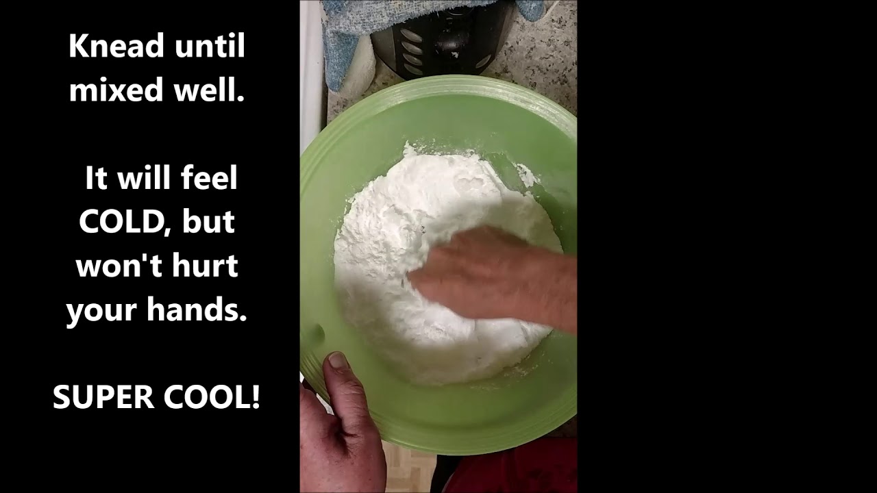 How To Make Fake Snow2 Ingredients YouTube