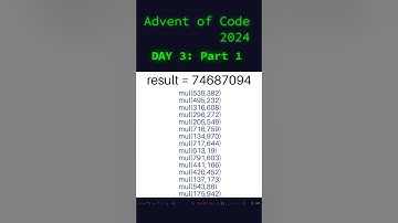 Advent of Code | Day 3: Mull It Over | Part 1 | Visualization