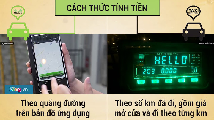 So sánh giữa vinasun với uber và grab