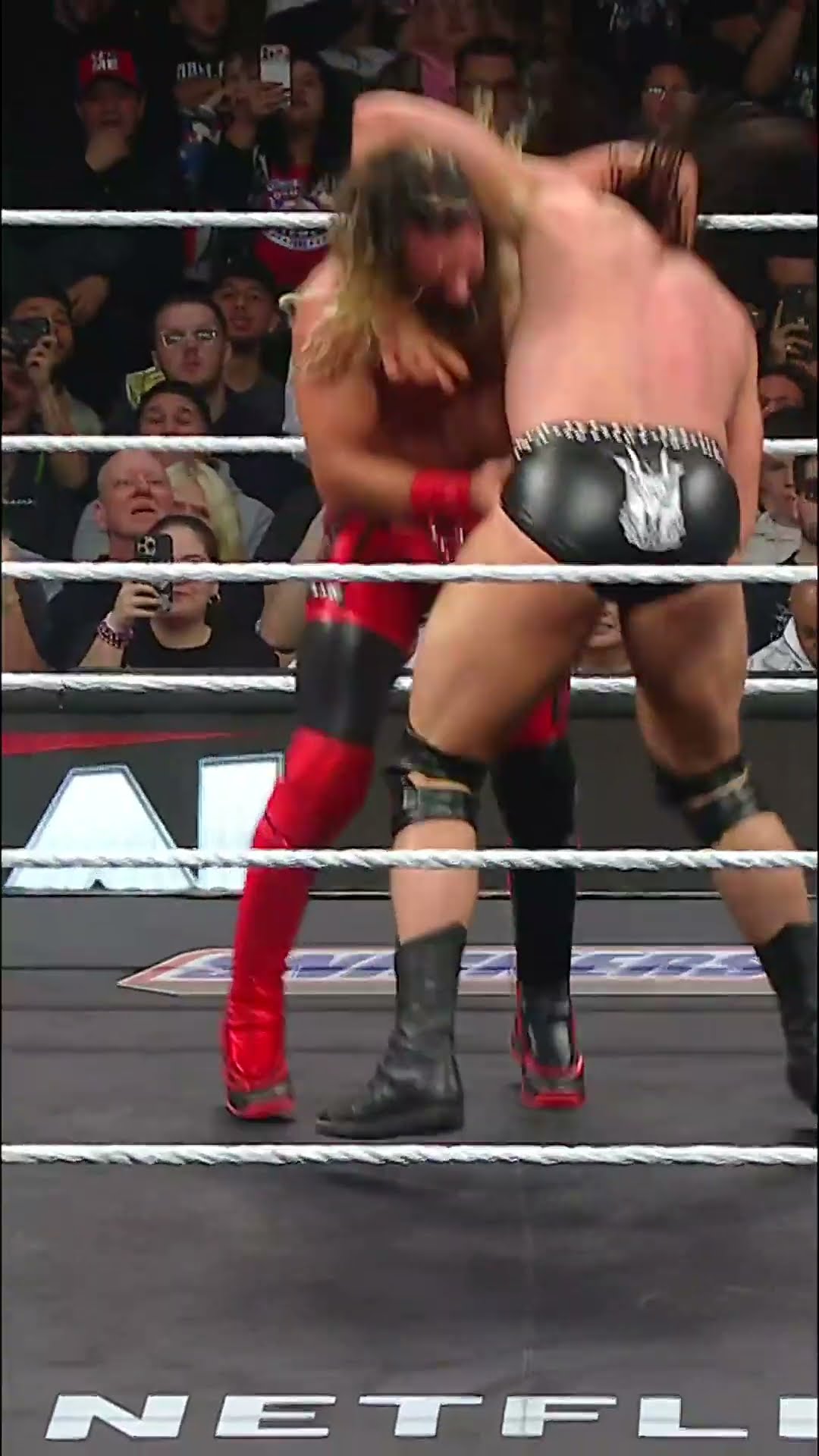 Drew McIntyre hit him with the ?