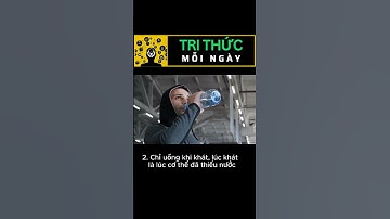 Uống nước để thải độc, hại quả thận nha! 😅Cứ tưởng uống càng nhiều càng tốt? Nhầm rồi đó! #tamkhuya