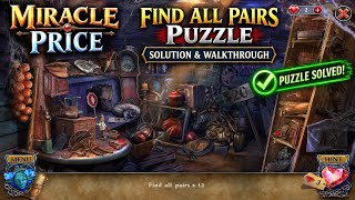 Miracle Price Game - Find all Pairs Puzzle Solution & Walkthrough 