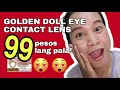 AFFORDABLE contact lens sa Shopee | barat na barat I maganda ba?