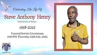 Steve Anthony Henry Funeral Service Livestream