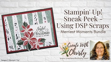 Using Designer Series Paper Scraps - Stampin