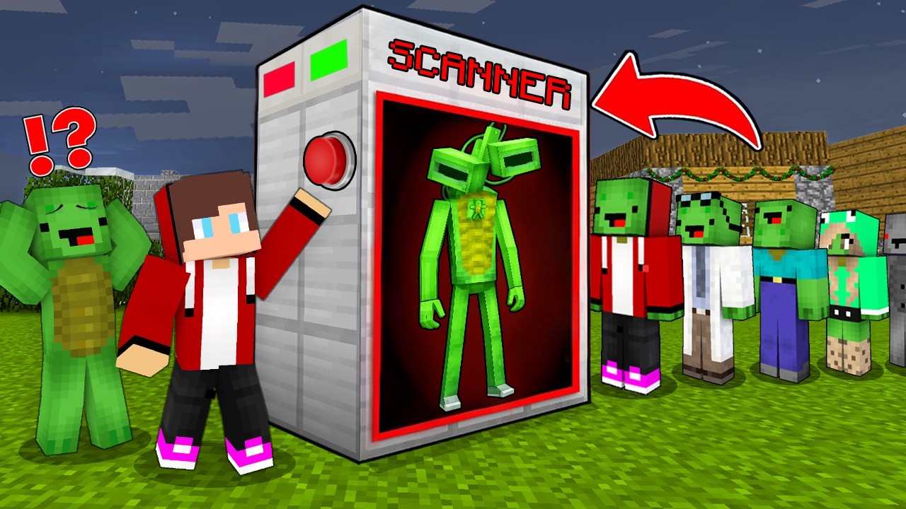 JJ and Mikey Made a SCANNER To Find SIRED HEAD MIKEY