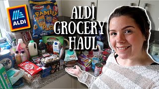 ALDI GROCERY HAUL | WEEKLY FOOD SHOP FOR FAMILY OF 4 | Laura Delaney