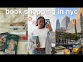 Come book shopping with me in nyc  cozy bookstore vlog tik tok books  book haul