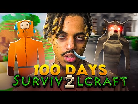 Tortured for 100 Days in Survivalcraft 2! 😭 *Cruel Mode*