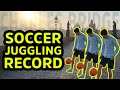 Soccer Juggling RECORD over CHARLES BRIDGE | Grant the Juggler