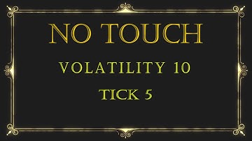 No Touch Binary Bot with Tick Analysis Strategy Double Barrier Volatility 10 Tick 05 Loss Martingale