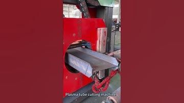 High-speed plasma tube cutting machine is used for cutting square tubes, round tubes,  channel steel