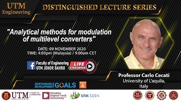Distinguished Lecture Series #75 - Professor Carlo Cecati
