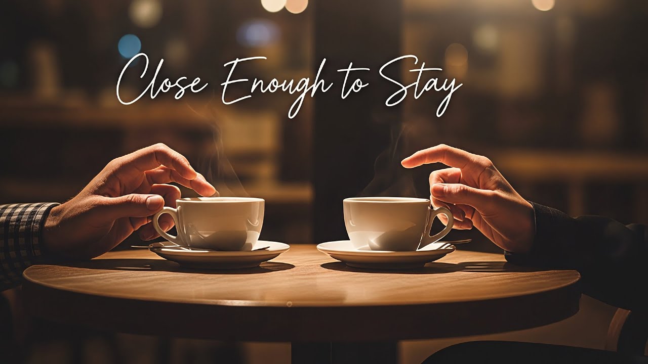 Close Enough to Stay (Male Version) 💙 | Soft Romantic English Love Song 2025 | Calm Lyric Video
