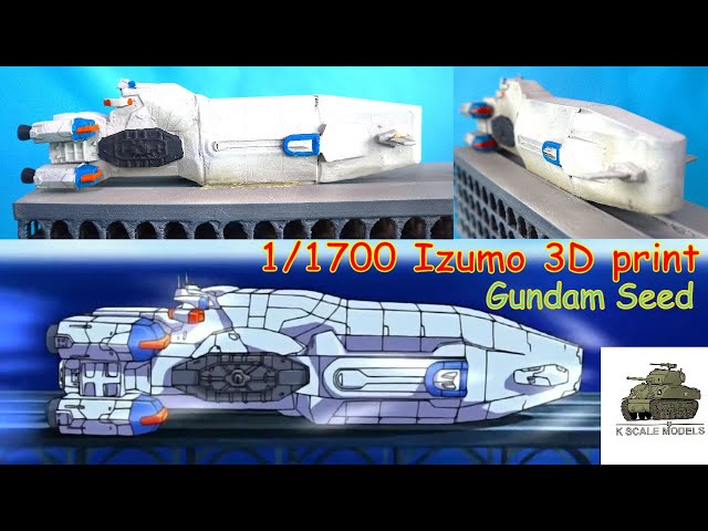 1/1700 Izumo class battle ship (Kusanagi) Gundam Seed K Scale